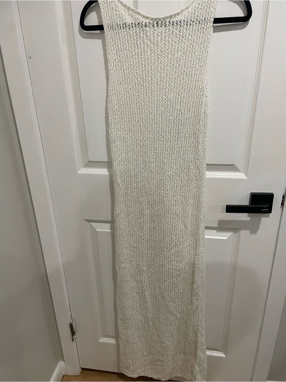 Abercrombie and Fitch 100% cotton open knit open back maxi dress size medium